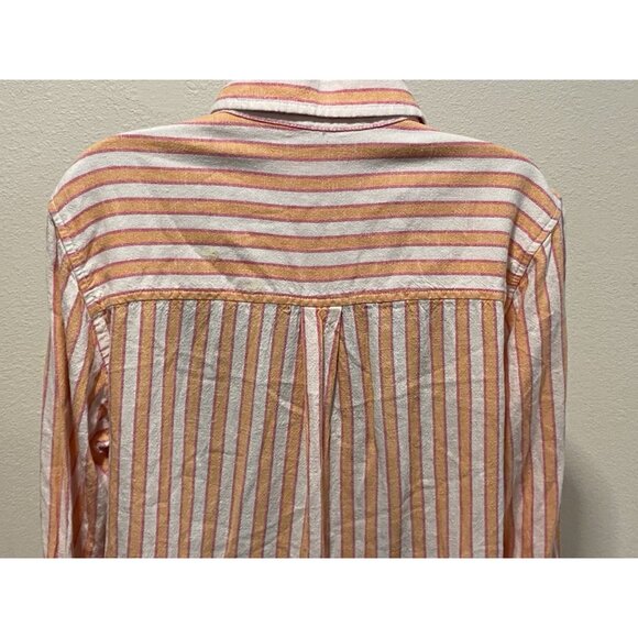 Universal Thread Goods Co. Womens Size S Relaxed Fit Blouse Striped - Picture 9 of 10